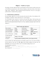 Preview for 6 page of TECO ECO 3kW Grid-Tie HAWT User Manual