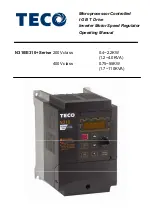 TECO E310+ Series Operating Manual preview