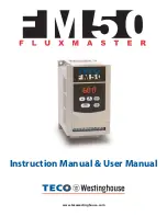 Preview for 1 page of TECO FM50101-X Instructions & User'S Manual