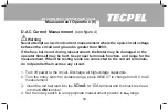 Preview for 19 page of TECPEL DMM135 Operating Manual