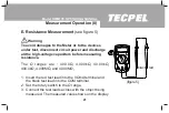 Preview for 21 page of TECPEL DMM135 Operating Manual