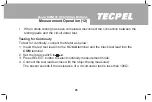 Preview for 25 page of TECPEL DMM135 Operating Manual