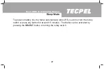 Preview for 27 page of TECPEL DMM135 Operating Manual