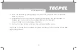 Preview for 39 page of TECPEL DMM135 Operating Manual