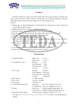 Preview for 5 page of TEDA KT14000 Maintenance And Operation Manual