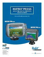 Preview for 1 page of TeeJet Technologies MATRIX PRO570gs Setup Manual