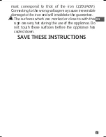 Preview for 8 page of TEFAL DV86 series Instructions Manual