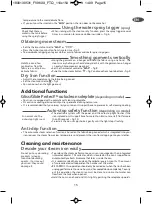 Preview for 20 page of TEFAL FV9603M0 Manual