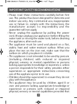 Preview for 4 page of TEFAL ULTRAGLIDE Anti-Calc FV26 Series Manual