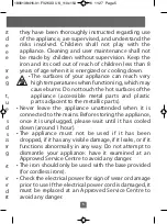 Preview for 5 page of TEFAL ULTRAGLIDE Anti-Calc FV26 Series Manual