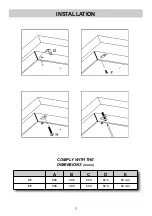 Preview for 7 page of Teka EW 90 5G AI AL TR CI E1-ME Instructions For The Installation And Advice For The Maintenance