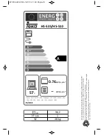 Preview for 12 page of Teka HS-510 Instructions For Use Manual