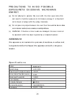 Preview for 21 page of Teka MWE 20 FI Instruction Manual