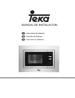 Teka MWE205FI Instruction Manual preview