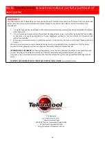 Preview for 41 page of Teknatool nova PRO-TEK SUPERNOVA2 Operation Manual