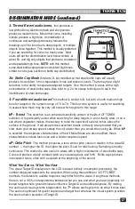 Preview for 17 page of Teknetics T 2+ Comprehensive Operating Manual & Manual