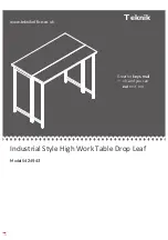 Preview for 1 page of Teknik 5424943 Assembly Instructions Manual