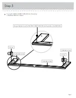 Preview for 7 page of Teknik Barrister Home 3 Drawer Chest 5418702 Instruction Booklet