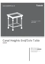 Teknik Canal Heights End 5419229 Instruction Booklet preview