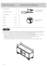 Preview for 2 page of Teknik Canyon Lane 5425302 Assembly