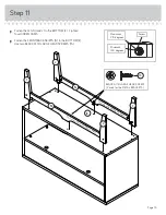 Preview for 15 page of Teknik Contemporary Bureau 5416966 Manual