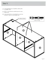 Preview for 15 page of Teknik Elstree Credenza 5426916 Assembly Instructions Manual