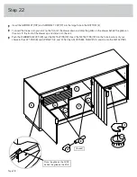 Preview for 28 page of Teknik Elstree Credenza 5426916 Assembly Instructions Manual