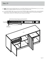 Preview for 29 page of Teknik Elstree Credenza 5426916 Assembly Instructions Manual