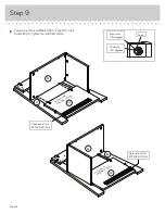 Preview for 14 page of Teknik Executive Trestle Desk 5424128 Assembly Instructions Manual