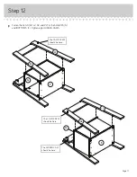 Preview for 17 page of Teknik Executive Trestle Desk 5424128 Assembly Instructions Manual