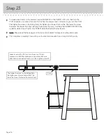 Preview for 28 page of Teknik Executive Trestle Desk 5424128 Assembly Instructions Manual