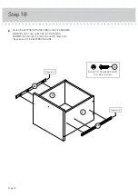 Preview for 22 page of Teknik Hampstead Park Compact Desk 5420284 Instruction Booklet