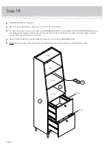 Preview for 22 page of Teknik Hampstead Park  Narrow Bookcase 5420283 Instruction Booklet