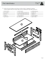 Preview for 3 page of Teknik Home Study 5426055 Assembly Instructions Manual