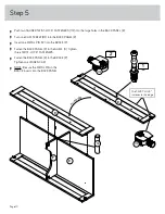 Preview for 10 page of Teknik Home Study 5426055 Assembly Instructions Manual