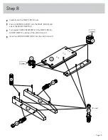 Preview for 13 page of Teknik Home Study 5426055 Assembly Instructions Manual