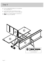 Preview for 14 page of Teknik Hudson 5425709 Assembly Instructions Manual