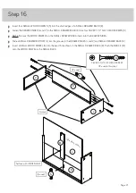 Preview for 21 page of Teknik Hudson 5425709 Assembly Instructions Manual