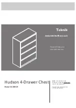 Preview for 1 page of Teknik Hudson 5425829 Manual