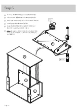 Preview for 10 page of Teknik Hudson Chunky Desk 5425833 Manual