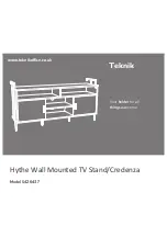 Preview for 1 page of Teknik Hythe 5426437 Manual