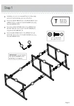 Preview for 5 page of Teknik Industrial Style Bench Desk 5420032 Instruction Booklet