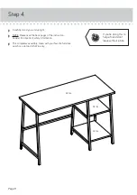 Preview for 8 page of Teknik Industrial Style Bench Desk 5420032 Instruction Booklet