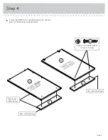 Preview for 9 page of Teknik Scribed Oak Desk 5414836 Instruction Booklet