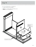 Preview for 19 page of Teknik Scribed Oak Desk 5414836 Instruction Booklet