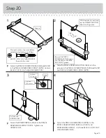 Preview for 25 page of Teknik Scribed Oak Desk 5414836 Instruction Booklet