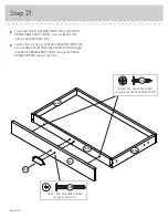 Preview for 26 page of Teknik Scribed Oak Desk 5414836 Instruction Booklet