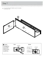 Preview for 11 page of Teknik Scribed Oak Storage Desk 5418294 Instruction Booklet