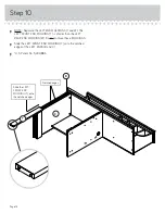 Preview for 14 page of Teknik Scribed Oak Storage Desk 5418294 Instruction Booklet