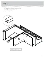 Preview for 17 page of Teknik Scribed Oak Storage Desk 5418294 Instruction Booklet